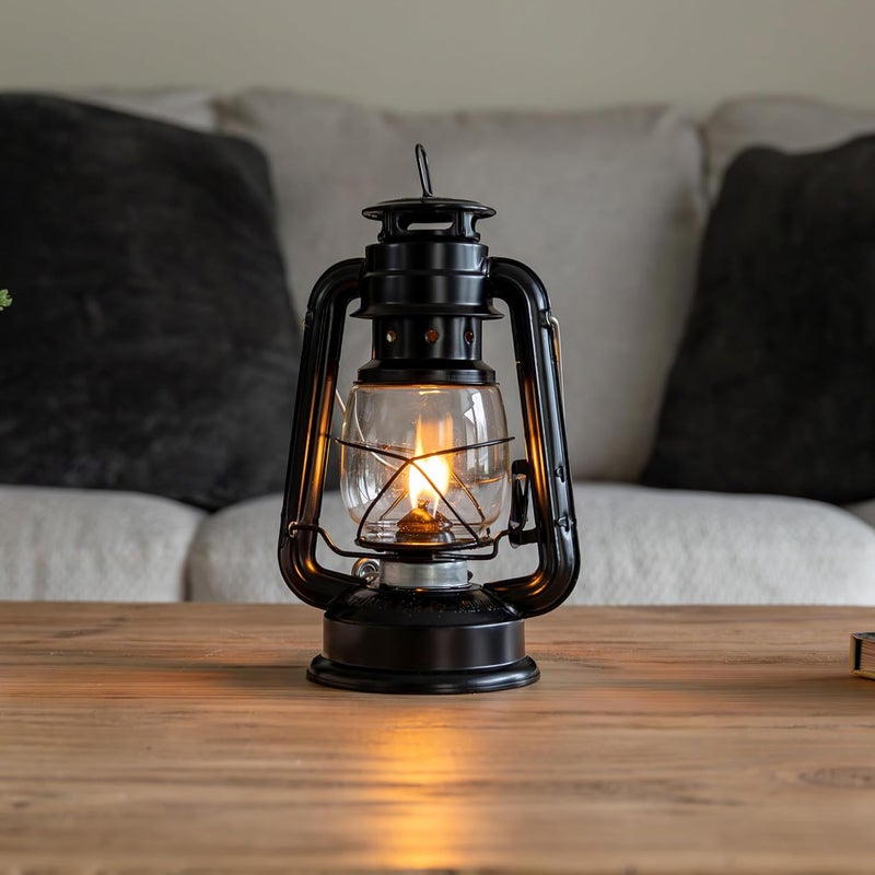 Lamplight Farmer's Lantern - Vintage Black Oil Lamp for Indoor and Outdoor Use - Image 2